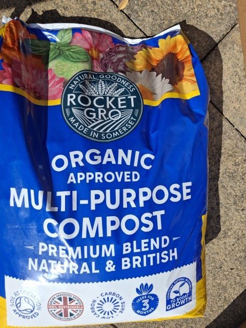 RocketGro compost test April 2026