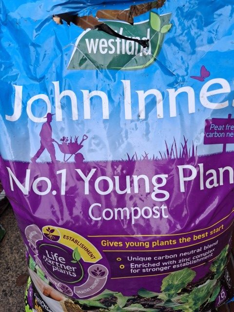 Westland John Innes No1 compost test April 2024